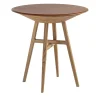 Joker Round Brown Accent Table