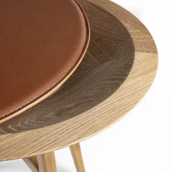 Joker Round Brown Accent Table