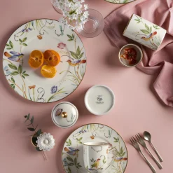 Jolie Set of 2 Porcelain Dinner Plates