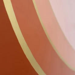 Joy Orange Octagonal Decorative Panel