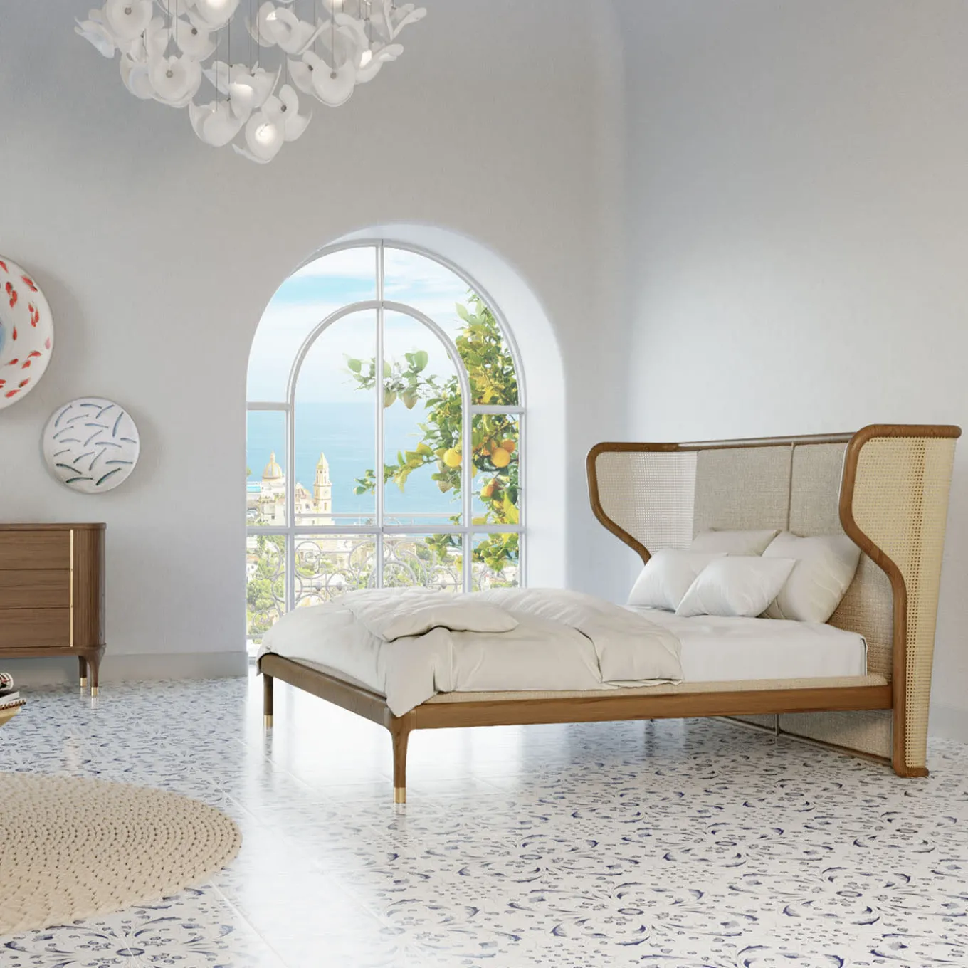 Joyce Ashwood Frame Bed by Libero Rutilo