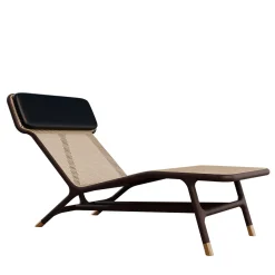 Joyce Black Chaise Longue