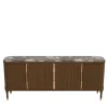 Joyce 4-Door Sideboard with Stone Top by Libero Rutilo