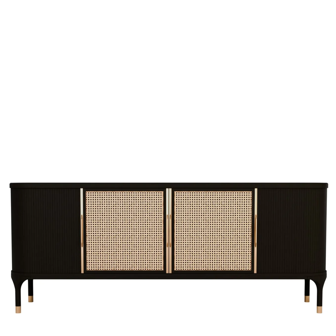 Joyce 4-door Sideboard with Vienna Straw by Libero Rutilo