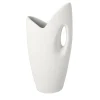 Jug White Ceramic Vase
