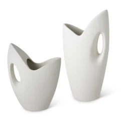 Jug White Ceramic Vase