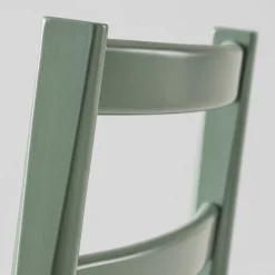 Julie Sage Green Stool by Emilio Nanni