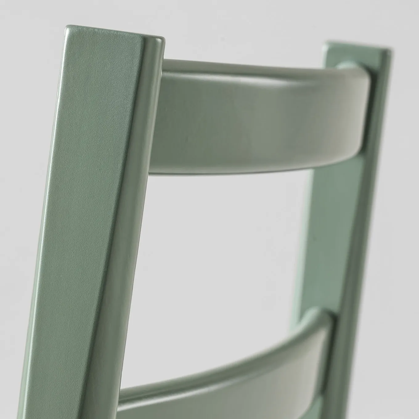 Julie Sage Green Stool by Emilio Nanni