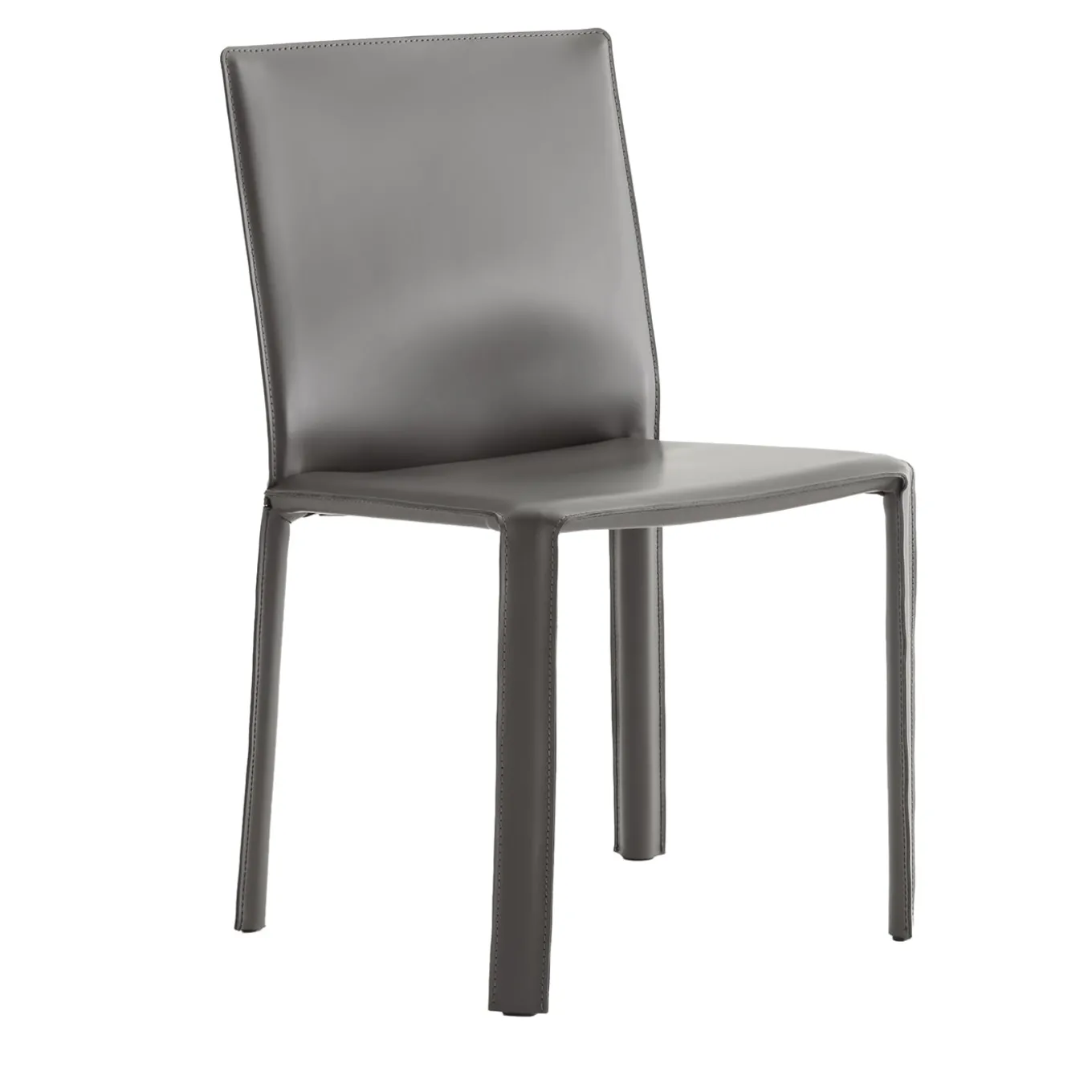Jumpsuite Gray Leather Chair