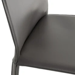 Jumpsuite Gray Leather Chair