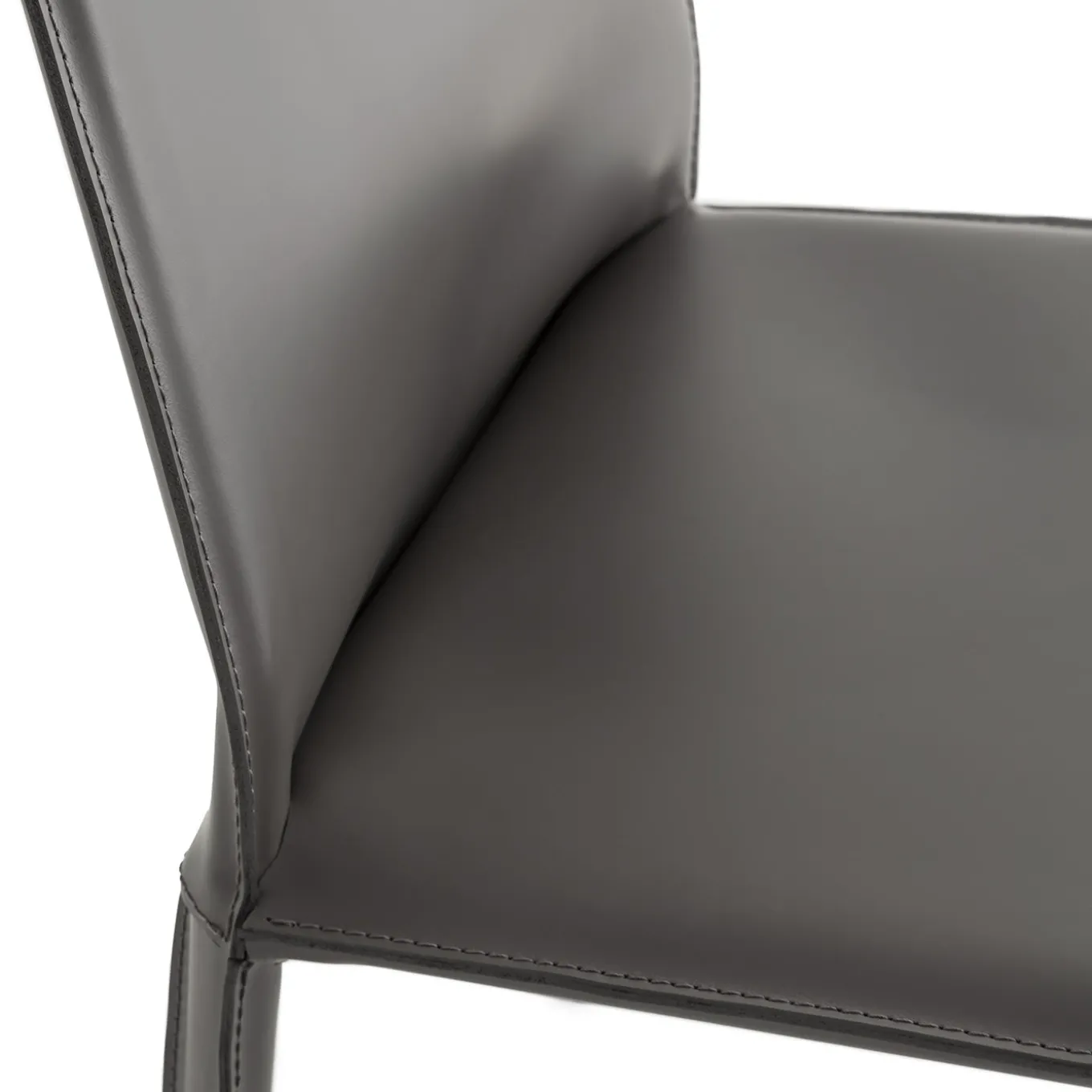 Jumpsuite Gray Leather Chair