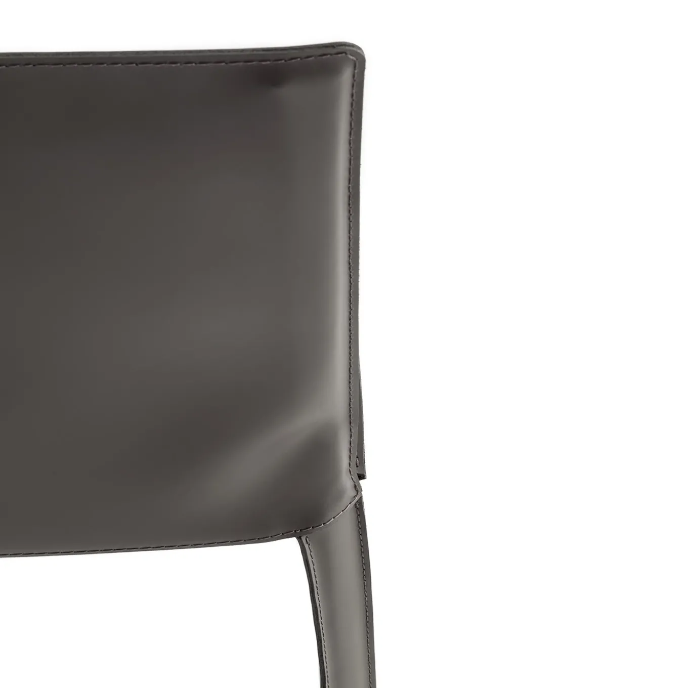 Jumpsuite Gray Leather Chair