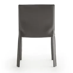Jumpsuite Gray Leather Chair