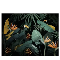 Jungle Dream Black Nature Wallpaper