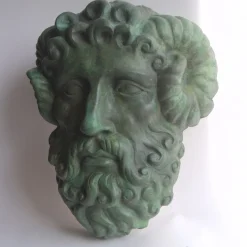 Jupiter Ammon Ceramic Wall Sculpture