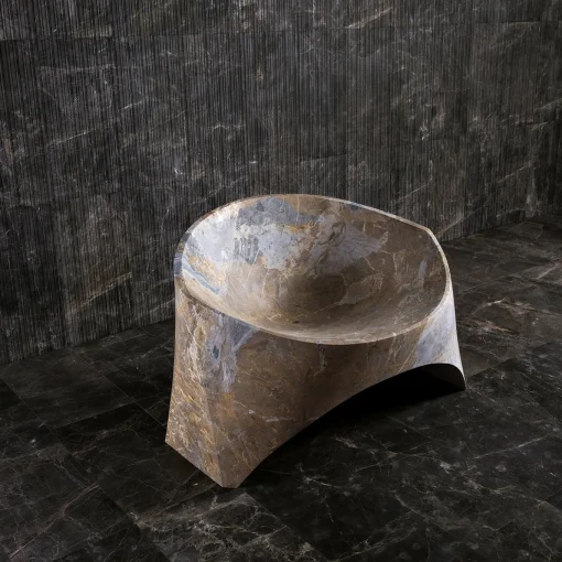 Kairo Marble Chair by Karim Rashid