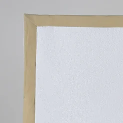 Kanapa Soft-Yellow & White Bath Rug