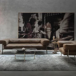 Katana Tobacco Armchair By Paolo Rizzato