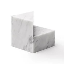 Kilos White Bookend by Elisa Ossino