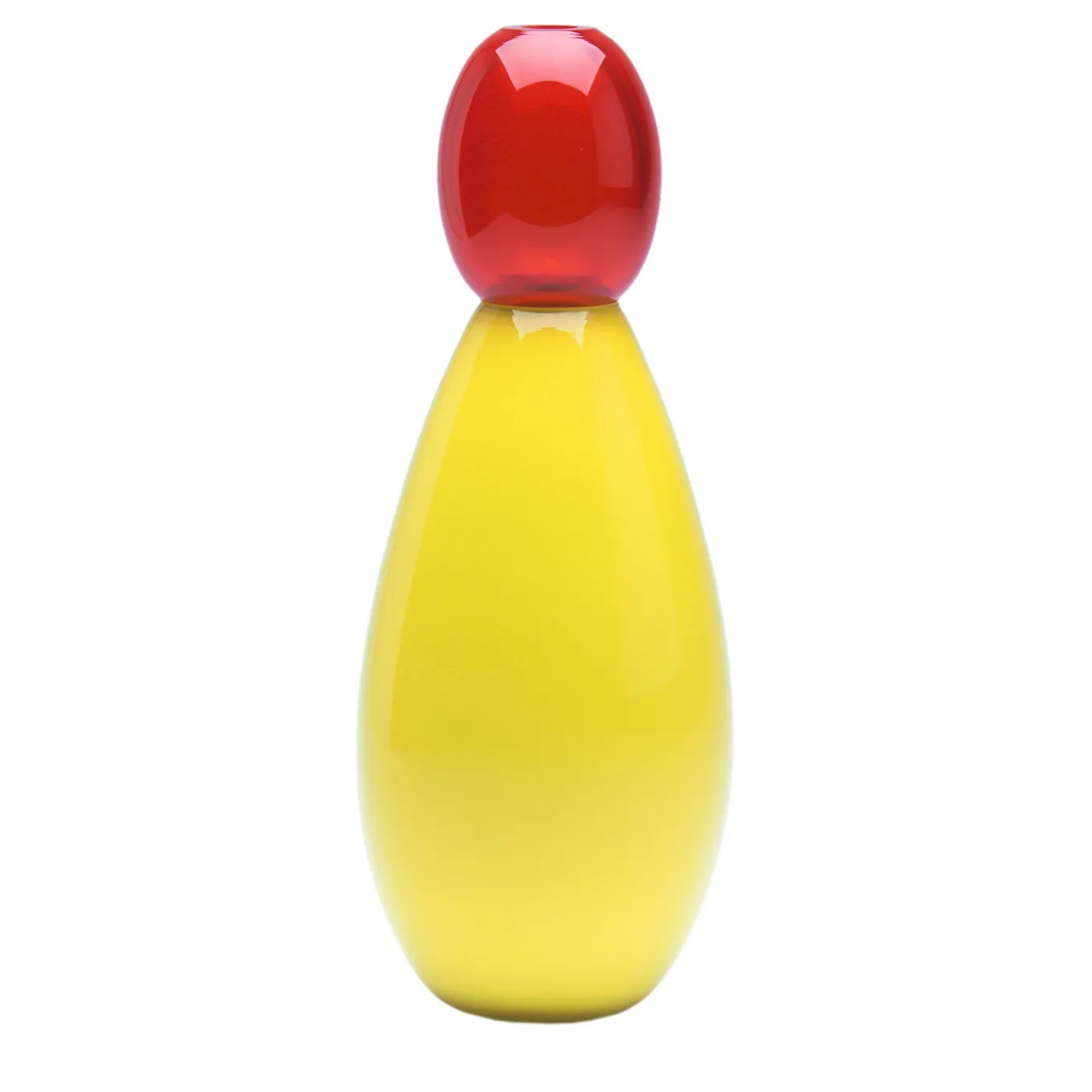 King Red-Yellow Vase by Karim Rashid