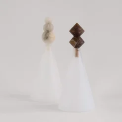 KITE V1 Glass & Alabaster Decorative Bottle