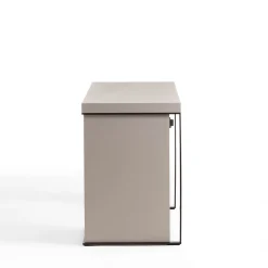 Kobe matte cream lacquered finish 1-Drawer Desk