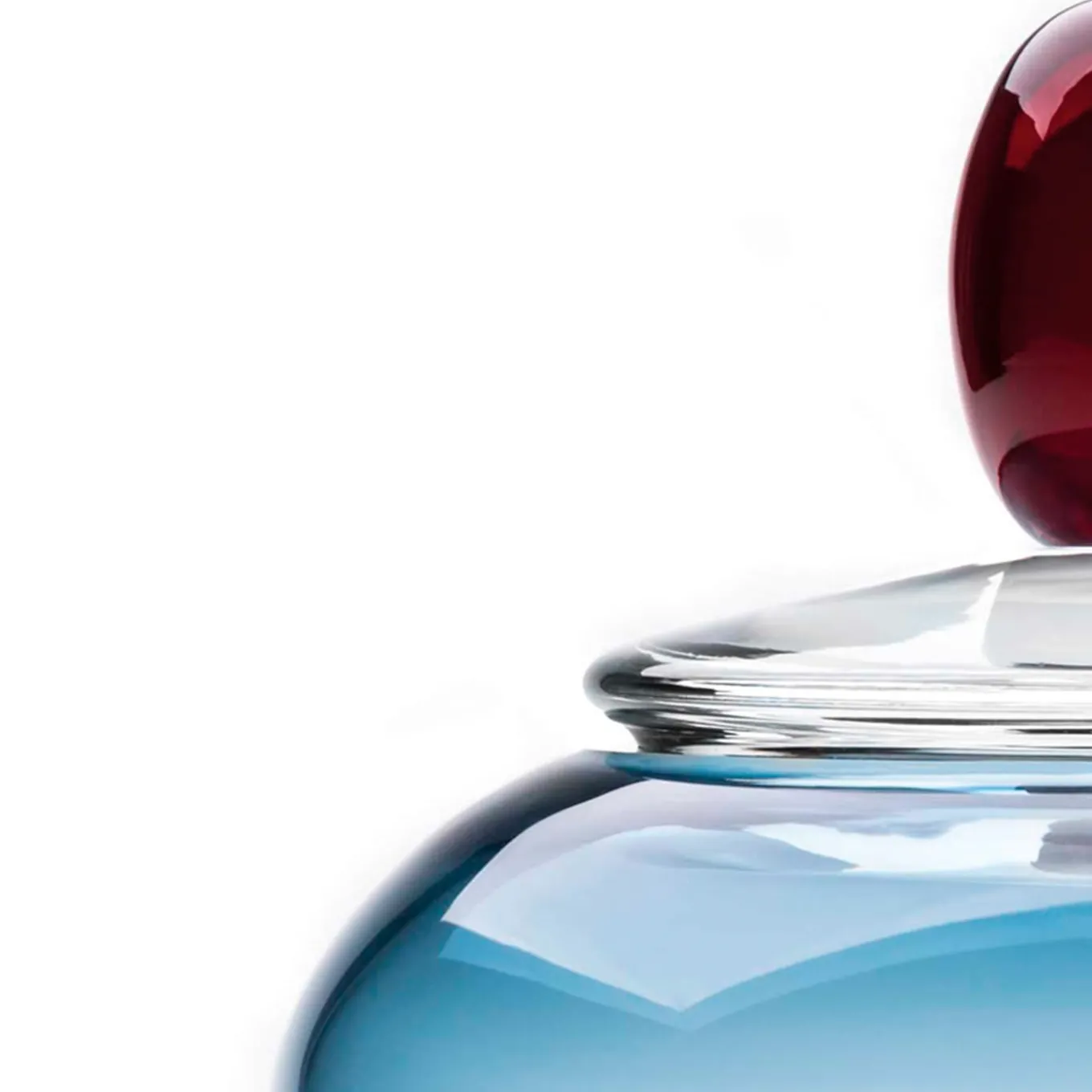 Kountess Red-Blue Container with Lid