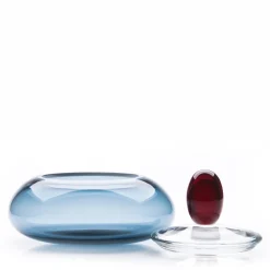 Kountess Red-Blue Container with Lid