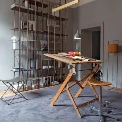 Kowloon Metal and Ebony Bookshelf