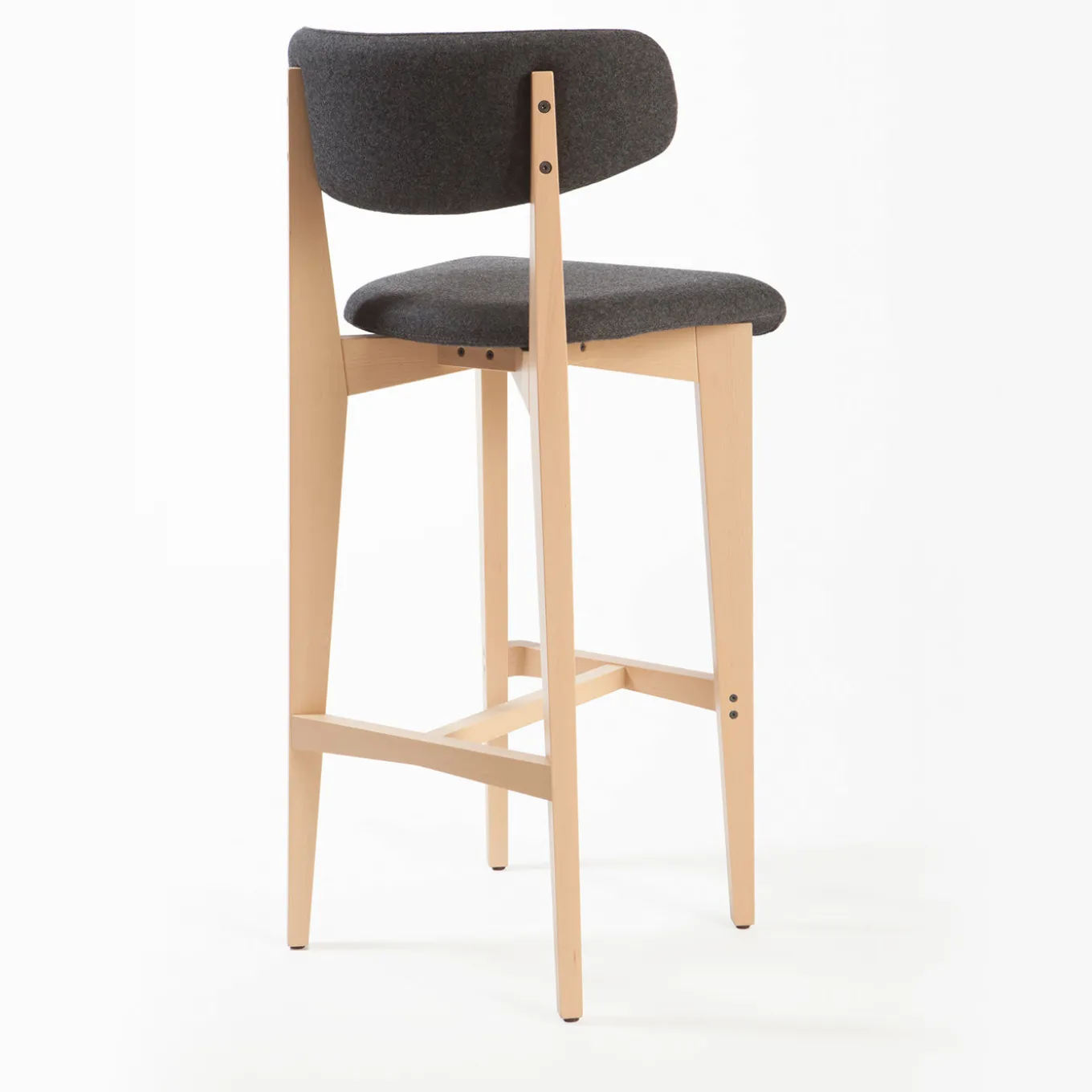 Ksenia Gray Bar Stool by Massimo Iosa Ghini
