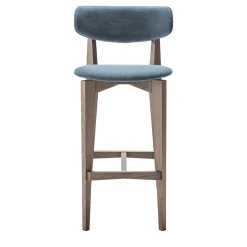 Ksenia Light Blue Bar Stool by Massimo Iosa Ghini