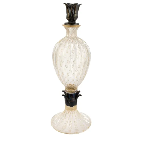 24KT Golden & Black Footed Bottle
