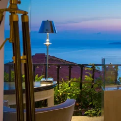 Kuma S Chrome Table Lamp by Michele Bönan