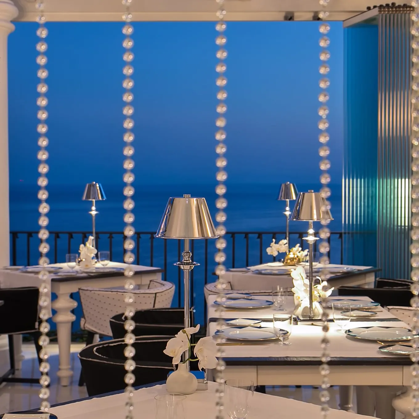 Kuma S Chrome Table Lamp by Michele Bönan