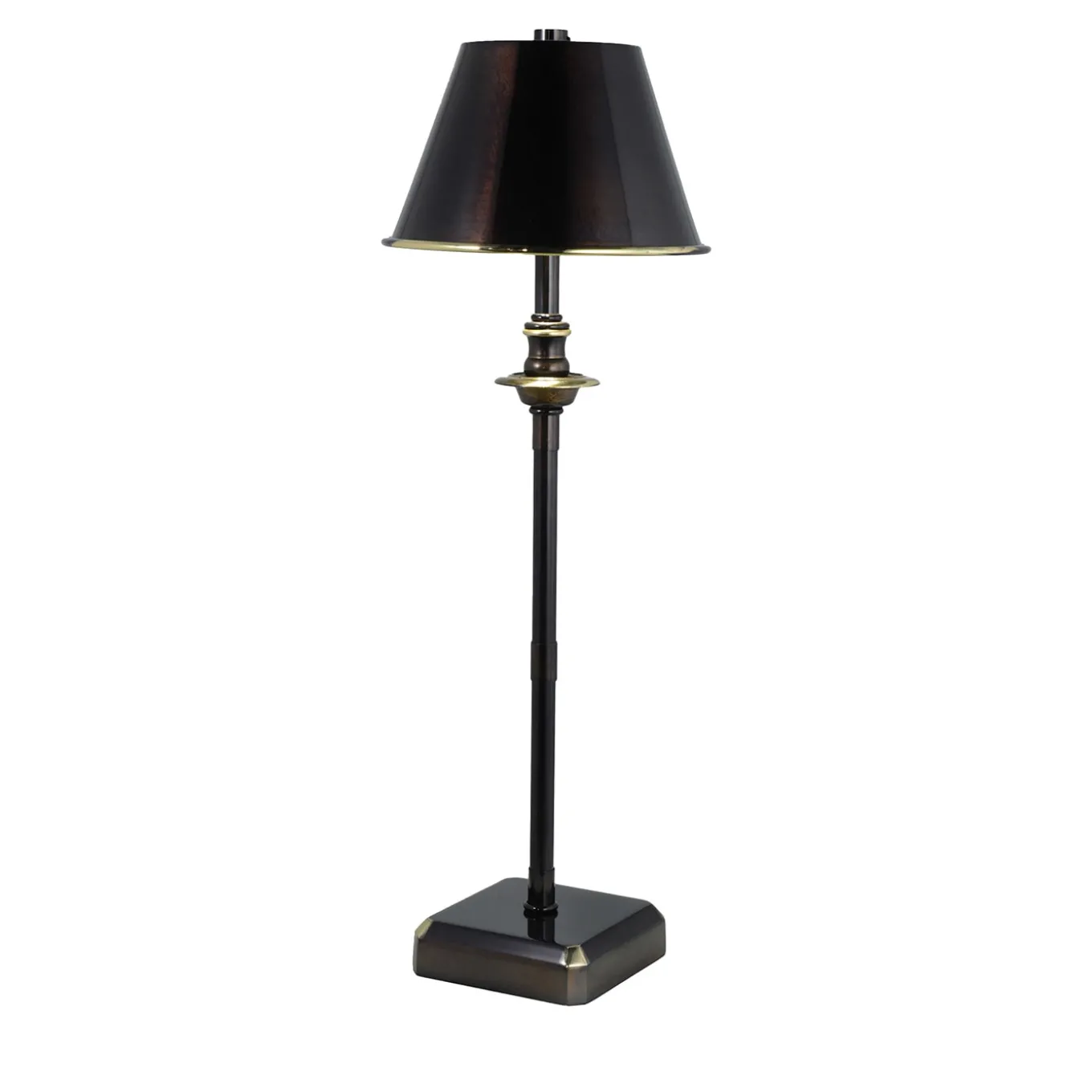 Kuma S Dark Brushed Bronze Table Lamp by Michele Bönan