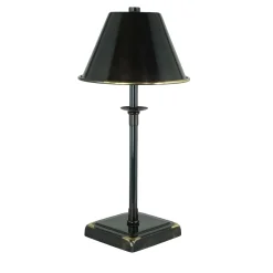 Kumina Dark Brushed Bronze Table Lamp by Michele Bönan