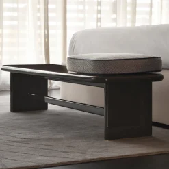 Kurger Bench with Gray Cushion by Dainellistudio