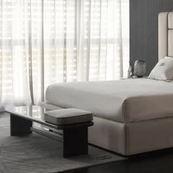 Kurger Bench with Gray Cushion by Dainellistudio