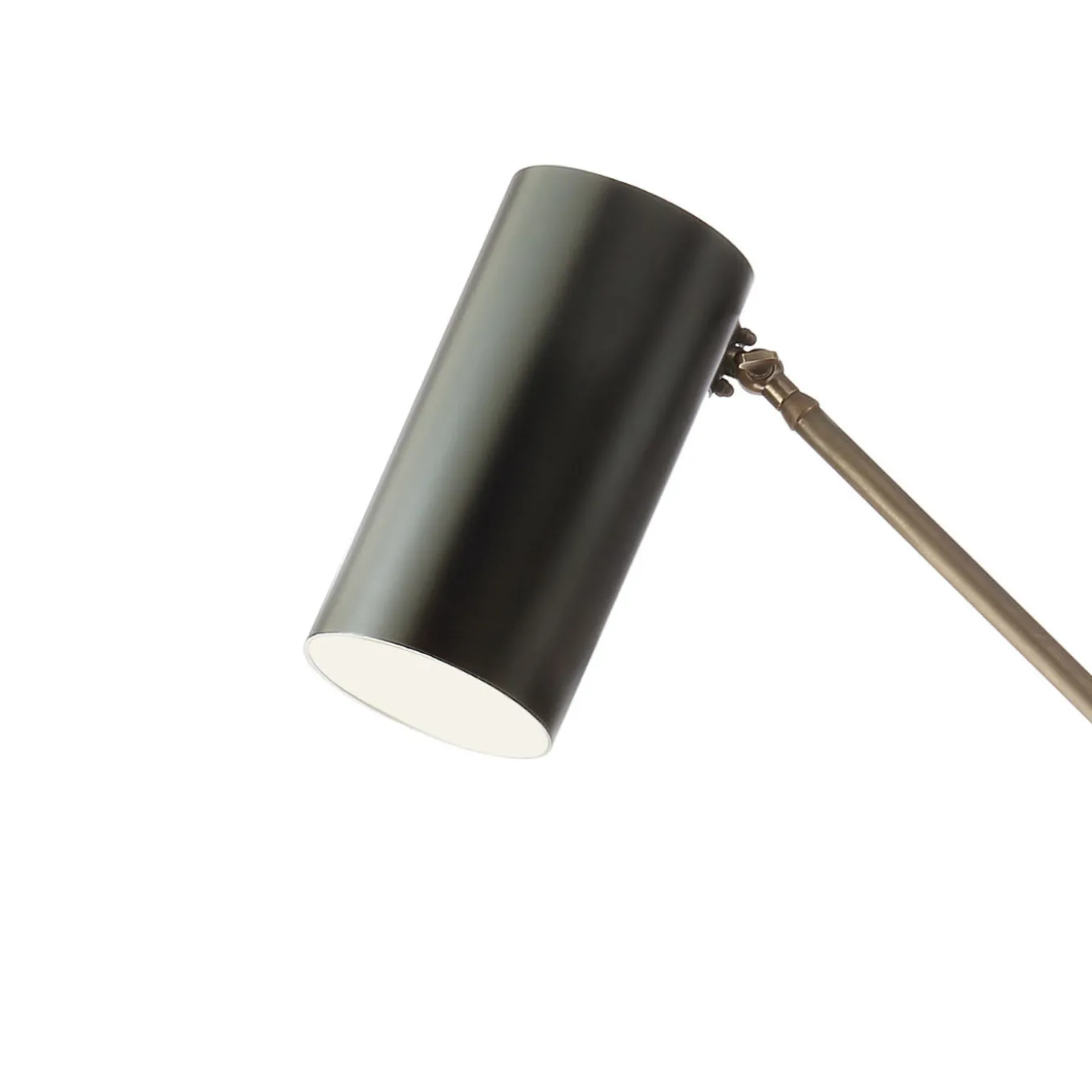 Kursa Clip-on Desk Lamp in Brass