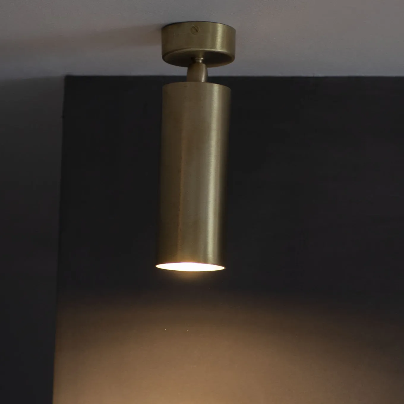 Kyle Pl Gold Brass Ceiling Lamp