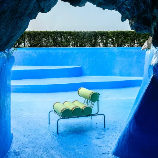 Kylindo Green Outdoor Armchair