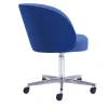 Kyoto Blue Swivel Armchair by Balutto Associati