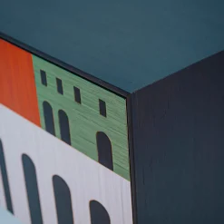 La Certosa Polychrome Wooden Sideboard