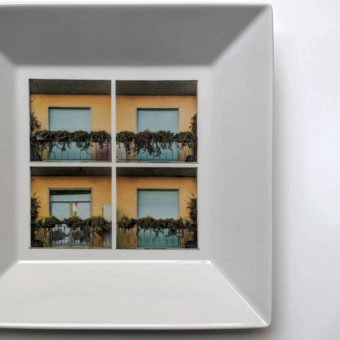 La Finestra Sul Cortile Small Square Porcelain Vide-Poche #2