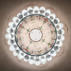 La Lollo Large Pewter/White Suspension by Lorenza Bozzoli