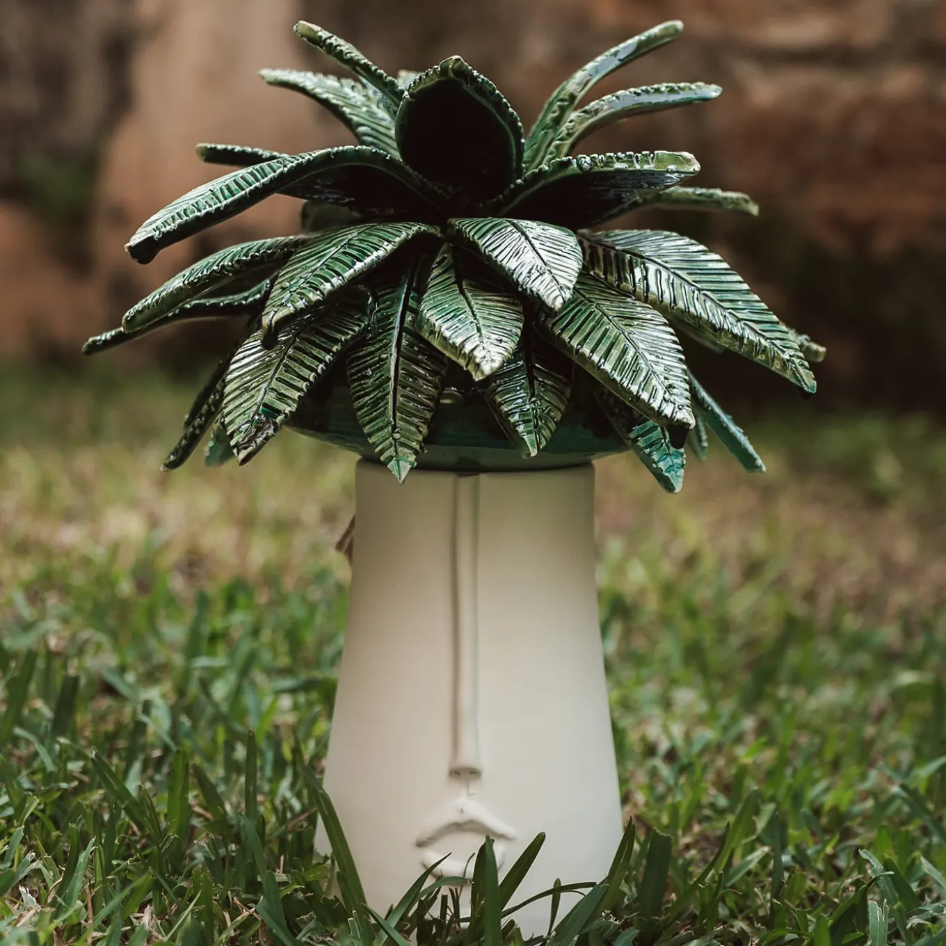 La Palma Medium Vase With Lid
