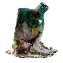 La Sirenetta E Il Tempo Polychrome Sculpture