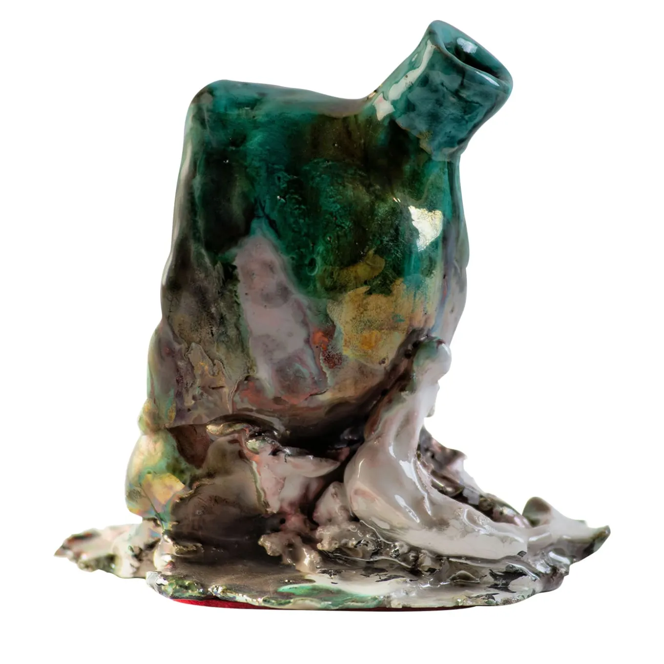 La Sirenetta E Il Tempo Polychrome Sculpture