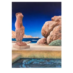 La Vasca di Afrodite Blu Painting