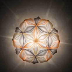 La Vie Amber Ceiling/Wall Lamp by Adriano Rachele